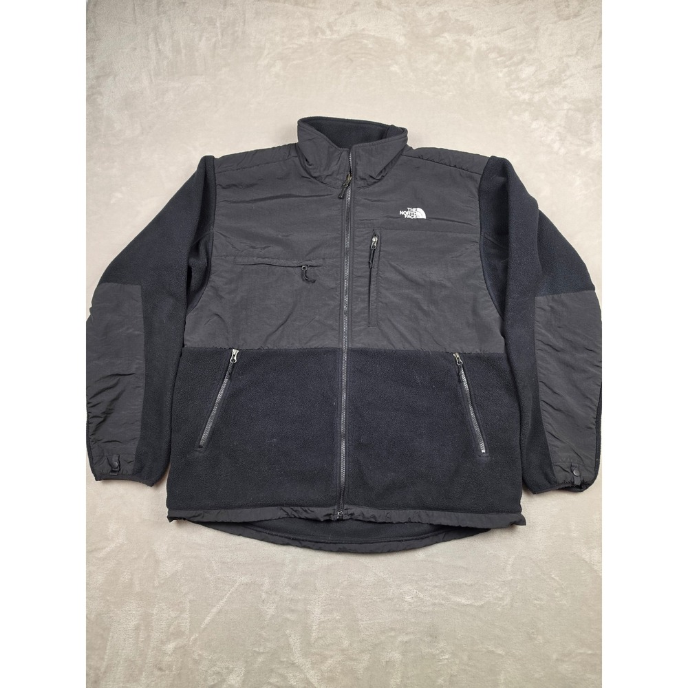 The North Face Denali Fleece Jacket Men XXL Black Full Zip Polartec *Read